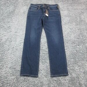 LVPL Los Angeles Jeans Mens 34x32 Blue Relaxed Straight Stretch Denim 34x32 NWT